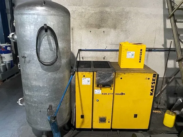 2011 kaeser ask 27 t compressor set with 1000l tank and dryer - afbeelding 6 van  10