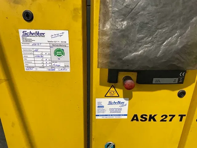 2011 kaeser ask 27 t compressor set with 1000l tank and dryer - afbeelding 7 van  10