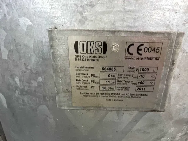 2011 kaeser ask 27 t compressor set with 1000l tank and dryer - afbeelding 8 van  10