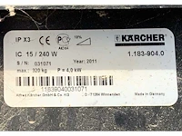 2011 kärcher professional ic15/240 zwerfvuilzuiger - afbeelding 7 van  15