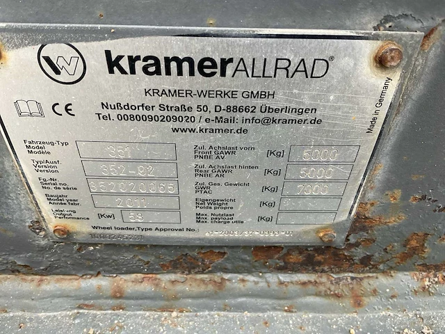 2011 kramer allrad 780 ecospeed shovel - afbeelding 21 van  28