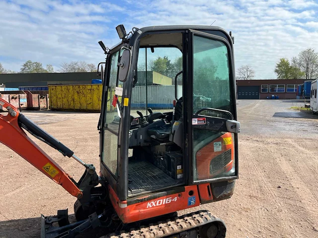 2011 kubota kx016-4 minigraafmachine - afbeelding 14 van  21