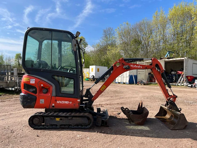 2011 kubota kx016-4 minigraafmachine - afbeelding 2 van  21