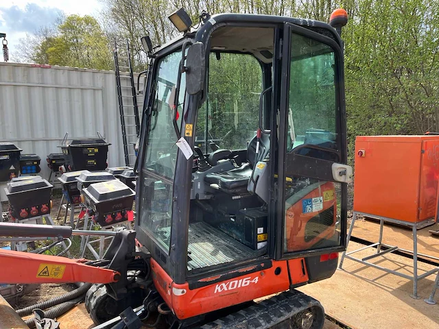 2011 kubota kx016-4 minigraafmachine - afbeelding 12 van  18