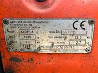 2011 kubota kx016-4 minigraafmachine - afbeelding 18 van  18