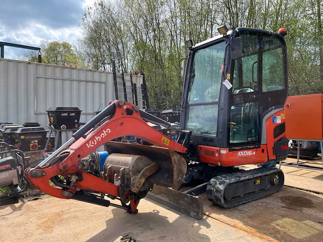 2011 kubota kx016-4 minigraafmachine - afbeelding 1 van  18
