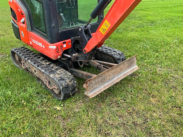 2011 kubota kx018-4 minigraafmachine - afbeelding 8 van  29