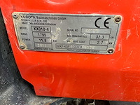 2011 kubota kx018-4 minigraafmachine - afbeelding 22 van  29