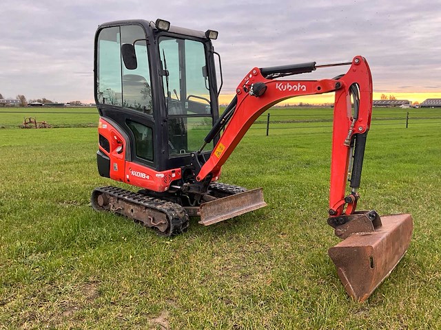 2011 kubota kx018-4 minigraafmachine - afbeelding 24 van  29