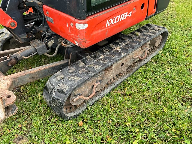 2011 kubota kx018-4 minigraafmachine - afbeelding 11 van  29