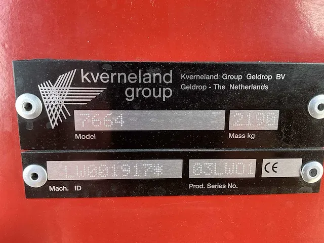 2011 kverneland taarup 7664 pro wrap balenwikkelaar - afbeelding 16 van  23