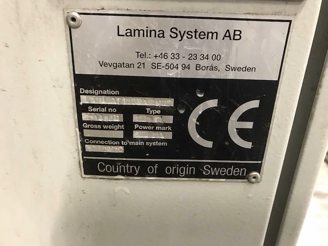 2011 lamina system ab blackline 1620 bl lamineermachine - afbeelding 14 van  25