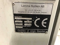 2011 lamina system ab blackline 1620 bl lamineermachine - afbeelding 14 van  25