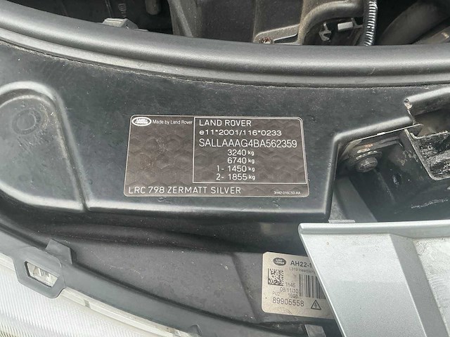 2011 land rover discovery 4 8-vlb-02 "grijs kenteken" - afbeelding 48 van  52