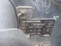 2011 linde e15-01 vorkheftruck - afbeelding 6 van  9