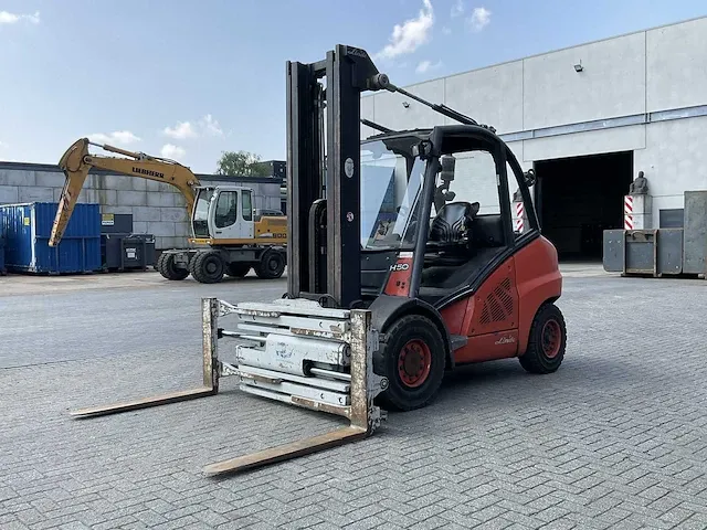 2011 linde h50d-01 vorkheftruck - afbeelding 1 van  24