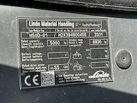 2011 linde h50d-01 vorkheftruck - afbeelding 17 van  24