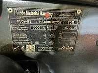 2011 linde h50d-01 vorkheftruck - afbeelding 9 van  17