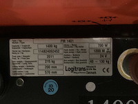 2011 logitrans pm 1401 hand hydraulische palletwagen - afbeelding 6 van  6