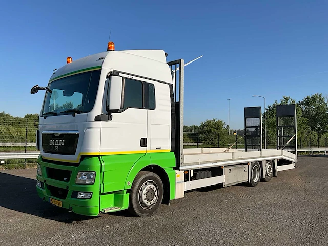 2011 man tgx 26.400 euro5 oprijwagen bz-ns-28 - afbeelding 1 van  45