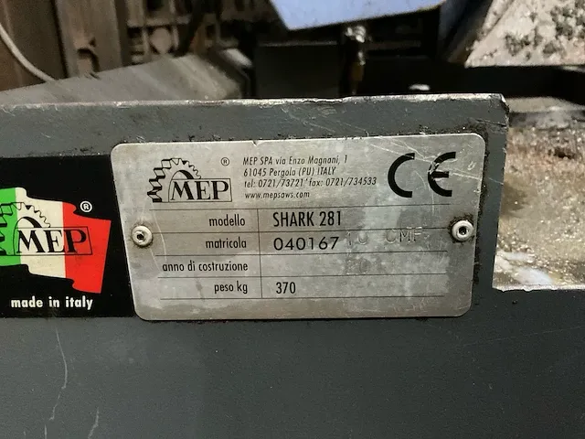 2011 mep shark 281 bandzaagmachine - afbeelding 15 van  16