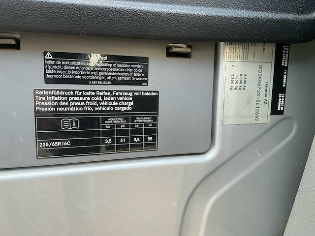 2011 mercedes-benz sprinter 313 2.2 cdi 366 hd camper - afbeelding 18 van  44