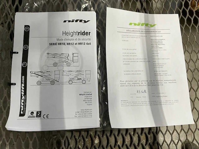 2011 nifty hr12 nde hoogwerker - afbeelding 2 van  36