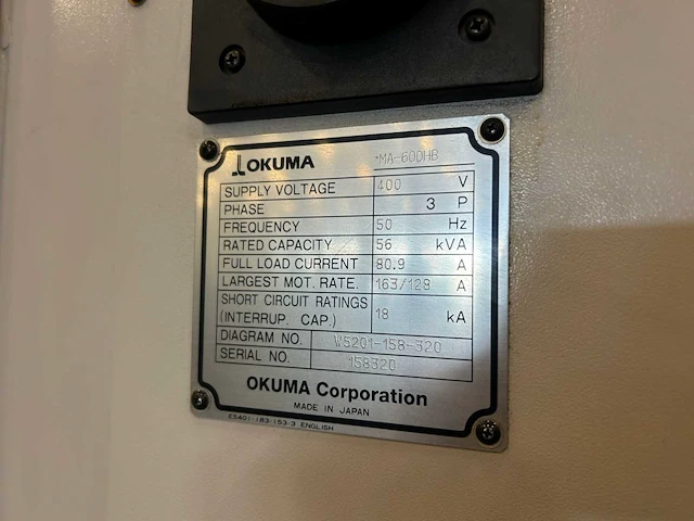 2011 okuma ma-600hb space center cnc horizontale machinecentra - afbeelding 28 van  44