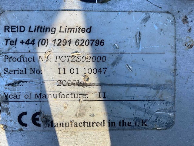 2011 reid lifting limited porta gantry aluminium portaalkraan - afbeelding 10 van  10