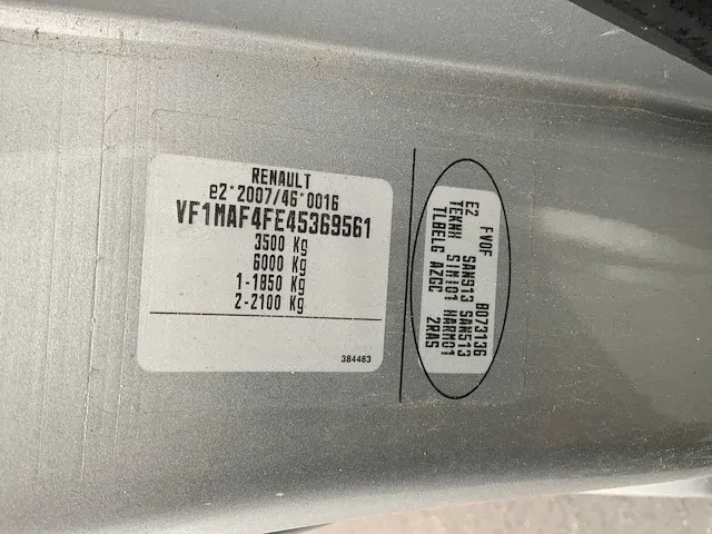 2011 renault master f3500 bedrijfswagen - afbeelding 20 van  27