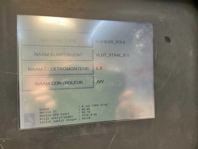 2011 safan b-shaer 310-6 hydraulische guilotineschaar - afbeelding 37 van  42