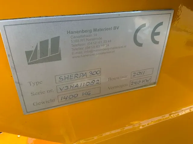 2011 sherpa 300 mini shovel - afbeelding 6 van  21
