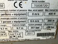 2011 skyjack sjiii 4632 hoogwerker - afbeelding 4 van  12
