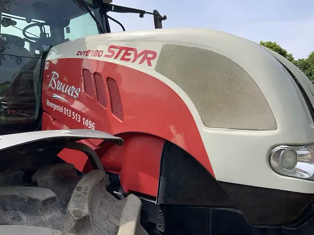 2011 steyr cvt6180 vierwielaangedreven landbouwtractor - afbeelding 20 van  43