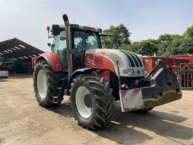 2011 steyr cvt6180 vierwielaangedreven landbouwtractor - afbeelding 12 van  43