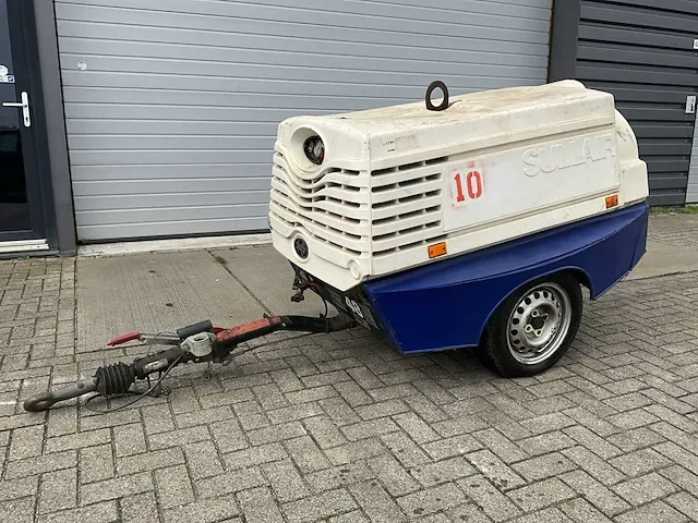 2011 sullair 48k mobiele schroefcompressor - afbeelding 1 van  9