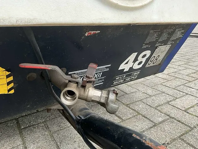 2011 sullair 48k mobiele schroefcompressor - afbeelding 6 van  9
