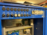 2011 thyssenkrupp gmbh tw130h liftmotor met schakelkast - afbeelding 10 van  18