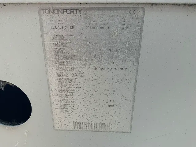 2011 tononforty chiller eca 102 c-r compressor condens unit - afbeelding 5 van  5
