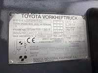 2011 toyota 8fbmht85 vorkheftruck - afbeelding 15 van  15