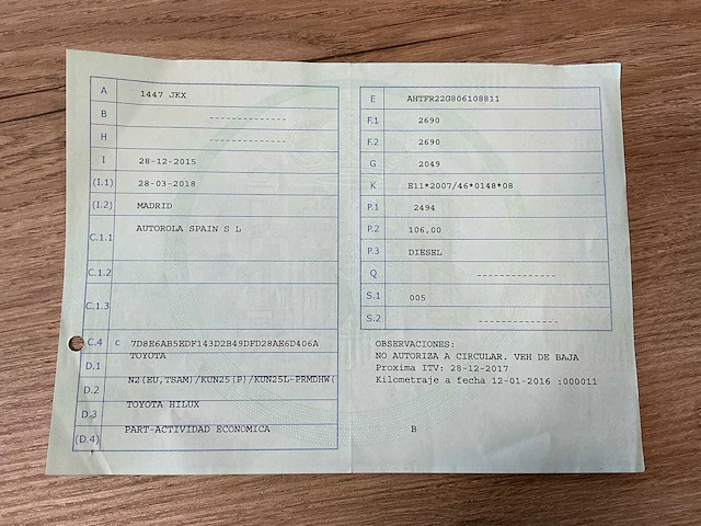 2011 toyota hilux 2.5d - afbeelding 28 van  37