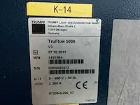 2011 trumpf l16 trulaser 5030 lasersnijmachine - afbeelding 6 van  29