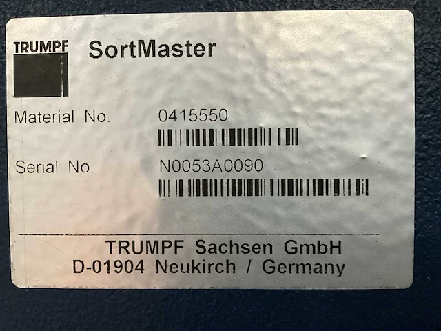2011 trumpf sortmaster - afbeelding 2 van  13
