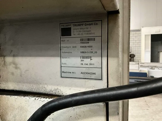 2011 trumpf trulaser 5030 vlakbedlasermachine - afbeelding 13 van  42