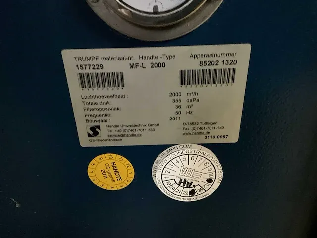 2011 trumpf trulaser 5030 vlakbedlasermachine - afbeelding 32 van  42