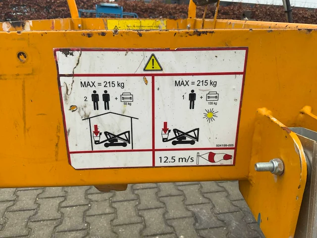 2011 upright a38e hoogwerker - afbeelding 15 van  15
