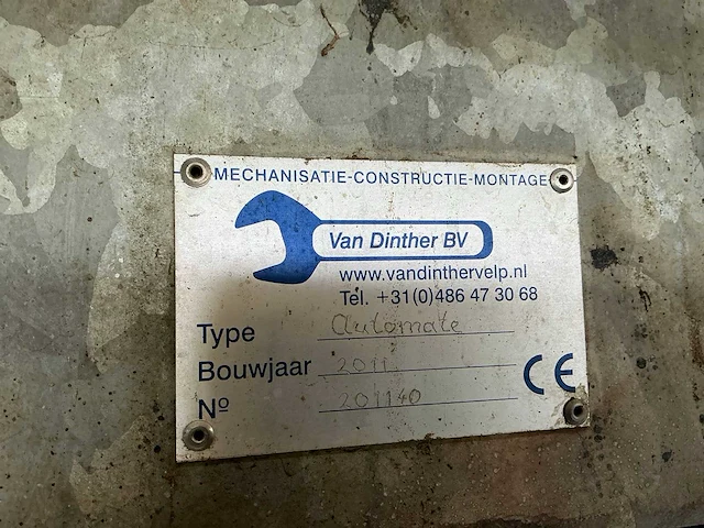 2011 van dinther opdrijfhek auto-mate stalinrichting - afbeelding 33 van  39