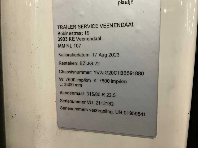 2011 volvo fmx 460 eev euro5 vrachtwagen - afbeelding 30 van  36