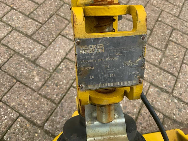 2011 wacker neuson dpu6555 trilplaat - afbeelding 10 van  10