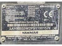 2011 yanmar b55w banden graafmachine - afbeelding 46 van  50